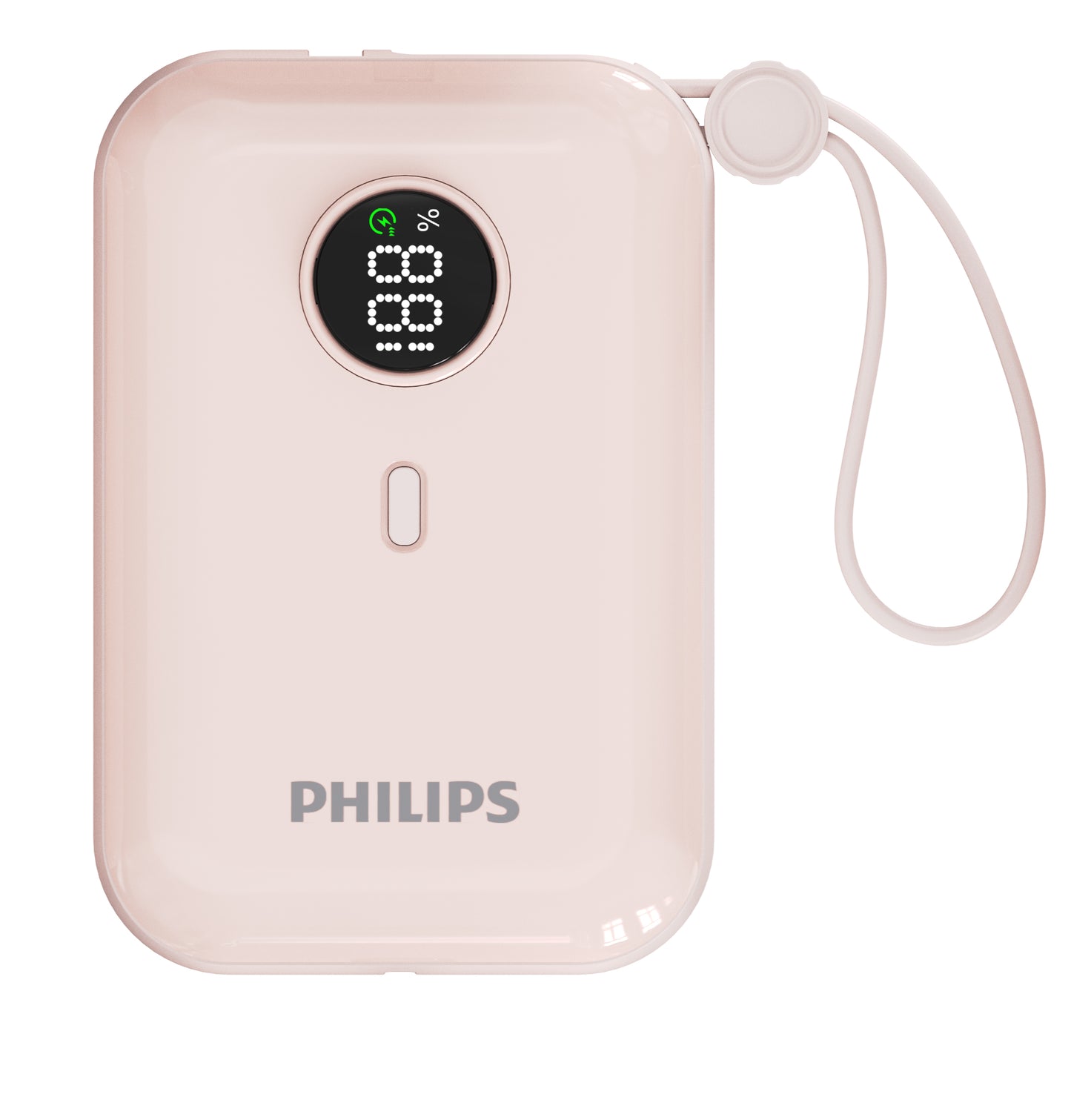 Philips 10000mAh Powerbank, 22.5W Fast Charge, Built-in USB Type C Cable, DLP2228 1 Year Warranty