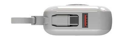 Philips 10000mAh Powerbank, 22.5W Fast Charge, Built-in USB Type C Cable, DLP2228 1 Year Warranty