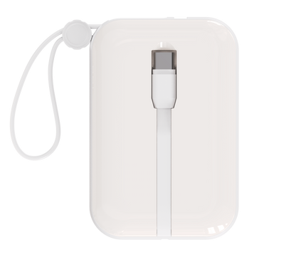 Philips 10000mAh Powerbank, 22.5W Fast Charge, Built-in USB Type C Cable, DLP2228 1 Year Warranty