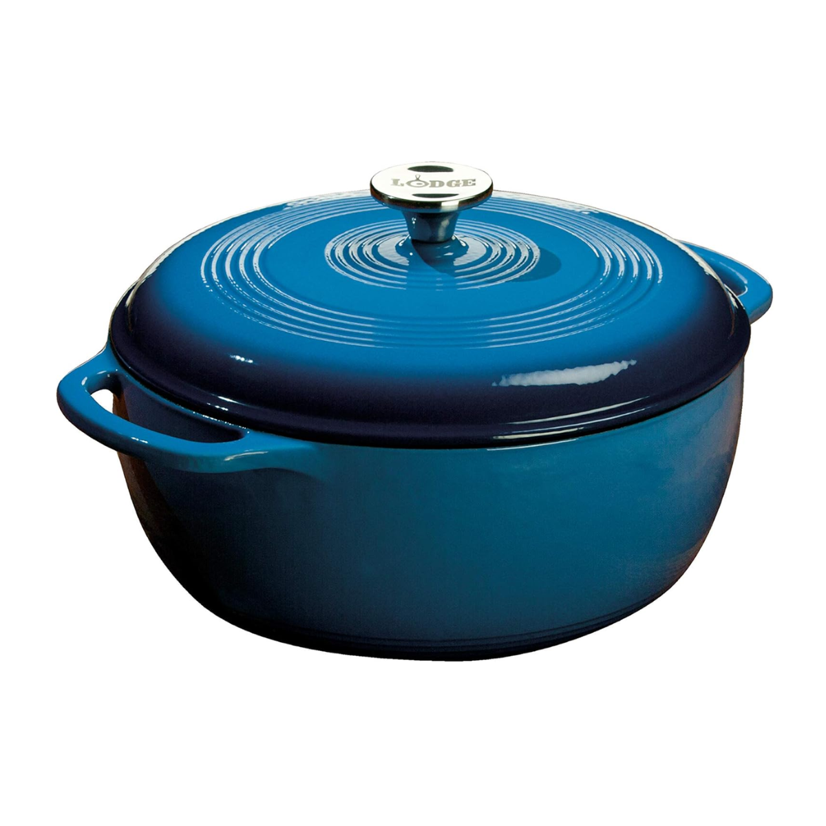 Lodge Cast Iron 6 Quart Enameled Cast Iron Dutch Oven (EC6D)