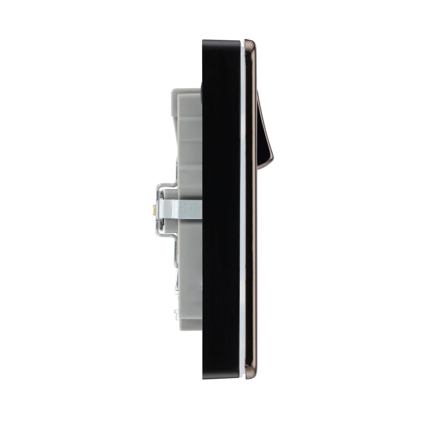 British General BG Flat plate Screwless Double Socket with 45W USB-C Charger (FBN22UAC45B)