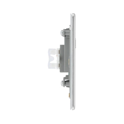 British General BG Screwless Flatplate RJ45 Cat6 Telephone Outlet (FBSRJ451)