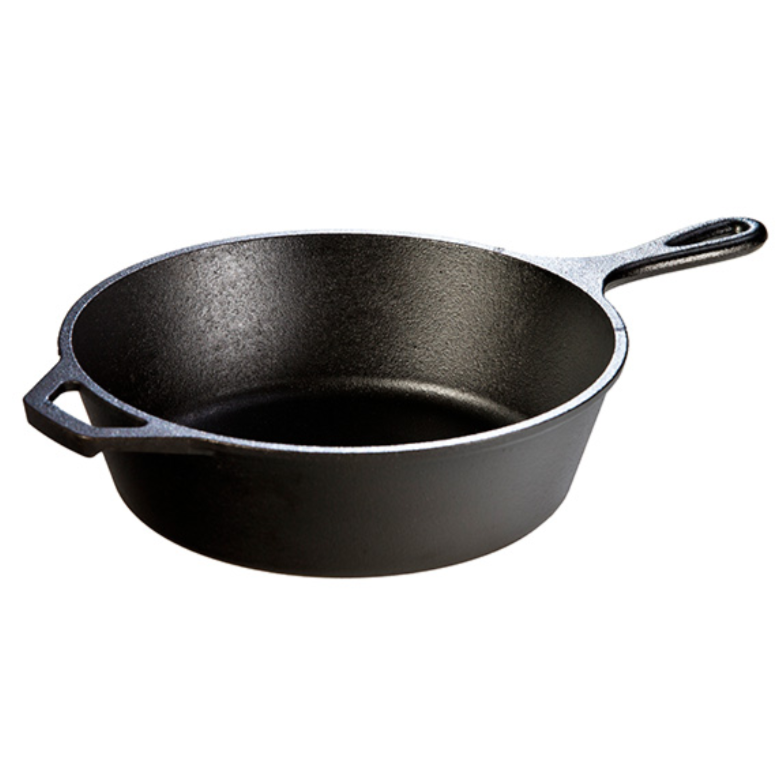 Lodge Cast Iron 10.25 Inch Cast Iron Deep Skillet (L8DSK3)