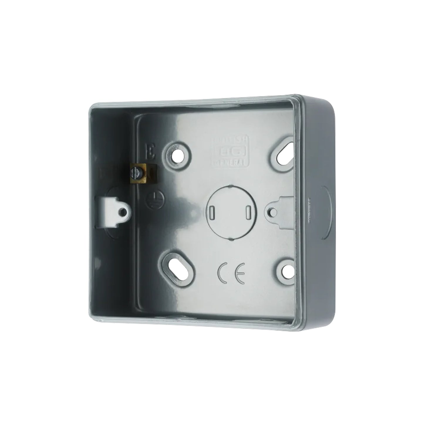 British General BG Heavy Duty Metal Back Boxes | MC501 (1G+2G) & MC502 (3G+4G) for Grid Switches