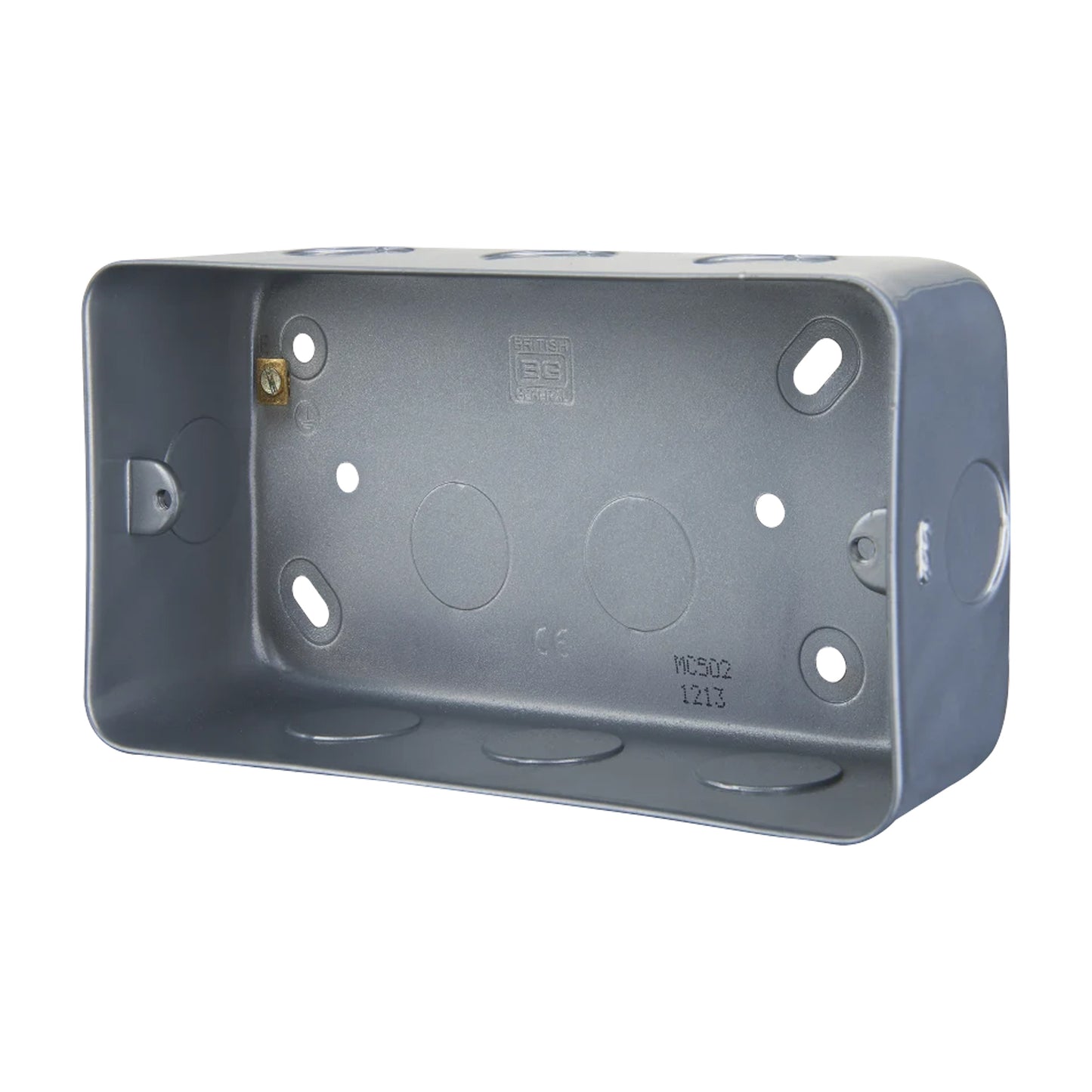 British General BG Heavy Duty Metal Back Boxes | MC501 (1G+2G) & MC502 (3G+4G) for Grid Switches