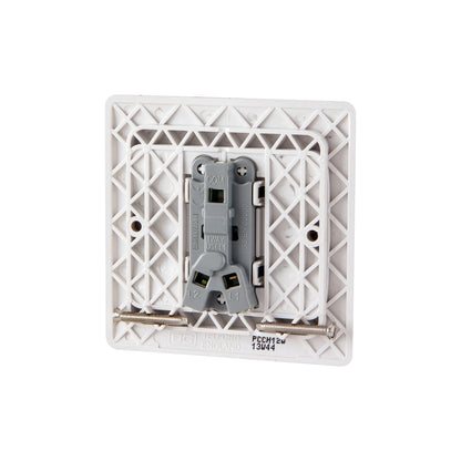 British General BG Neo Slimline 10A 1-Gang 2-Way Rocker Switch, Champagne (PCCH12W)