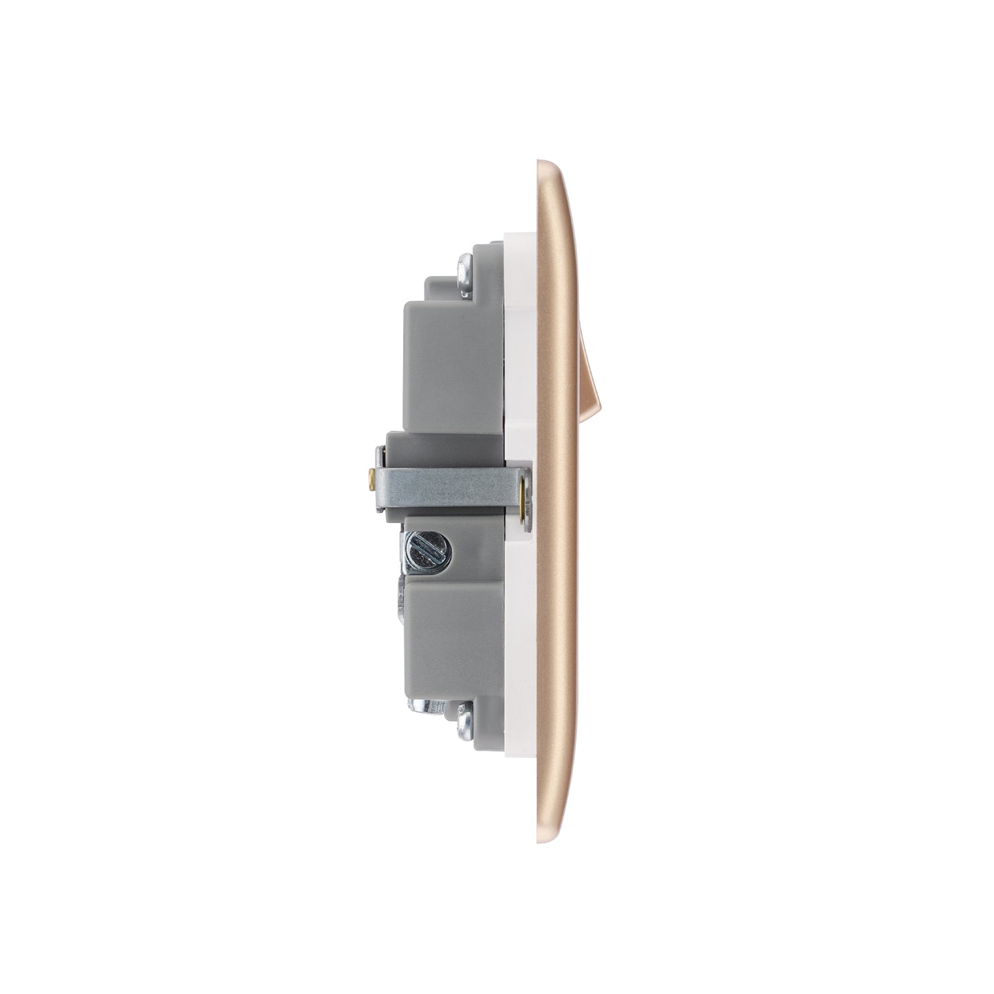 British General BG Neo Slimline Single Socket with USB Charger (PCCH21U2)