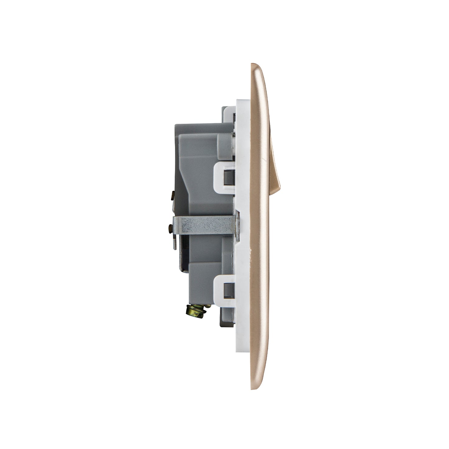 British General BG Neo Slimline Single Gang Switched Socket (PCCH21)