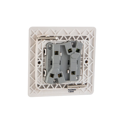 British General BG Neo Slimline 2 Mega Rocker 2-Way Switches (PCCH42W)