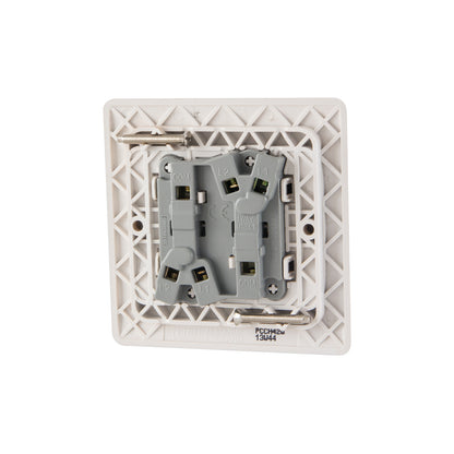 British General BG Neo Slimline 2 Mega Rocker 2-Way Switches (PCCH42W)