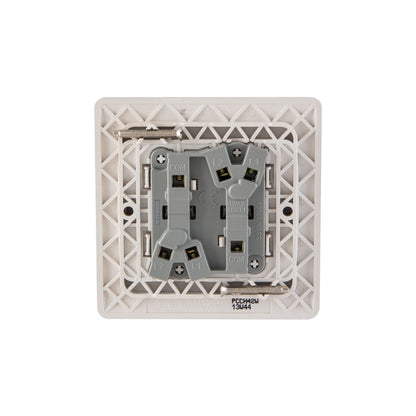 British General BG Neo Slimline 2 Mega Rocker 2-Way Switches (PCCH42W)