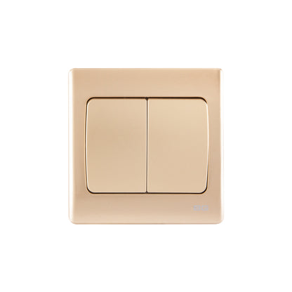 British General BG Neo Slimline 2 Mega Rocker 2-Way Switches (PCCH42W)