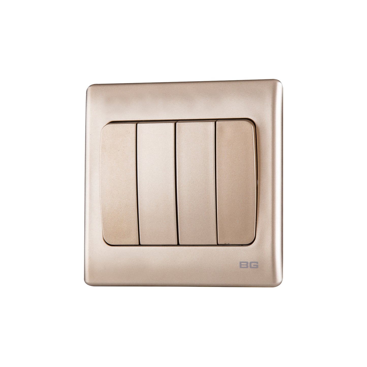 British General BG Neo Slimline 4 Mega Rocker 2-Way Switches (PCCH44W)