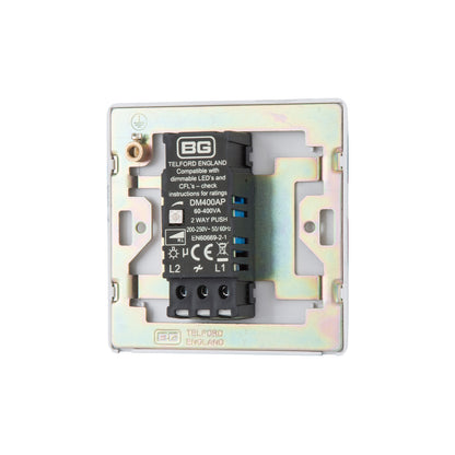 British General BG Neo Slimline 2 Way 400W Dimmer Switch (PCCH81)