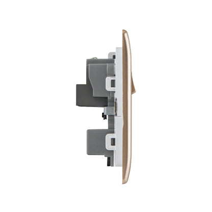 British General BG Neo Slimline 15Amp Single Pole Round Pin Switched Socket (PCCH99)