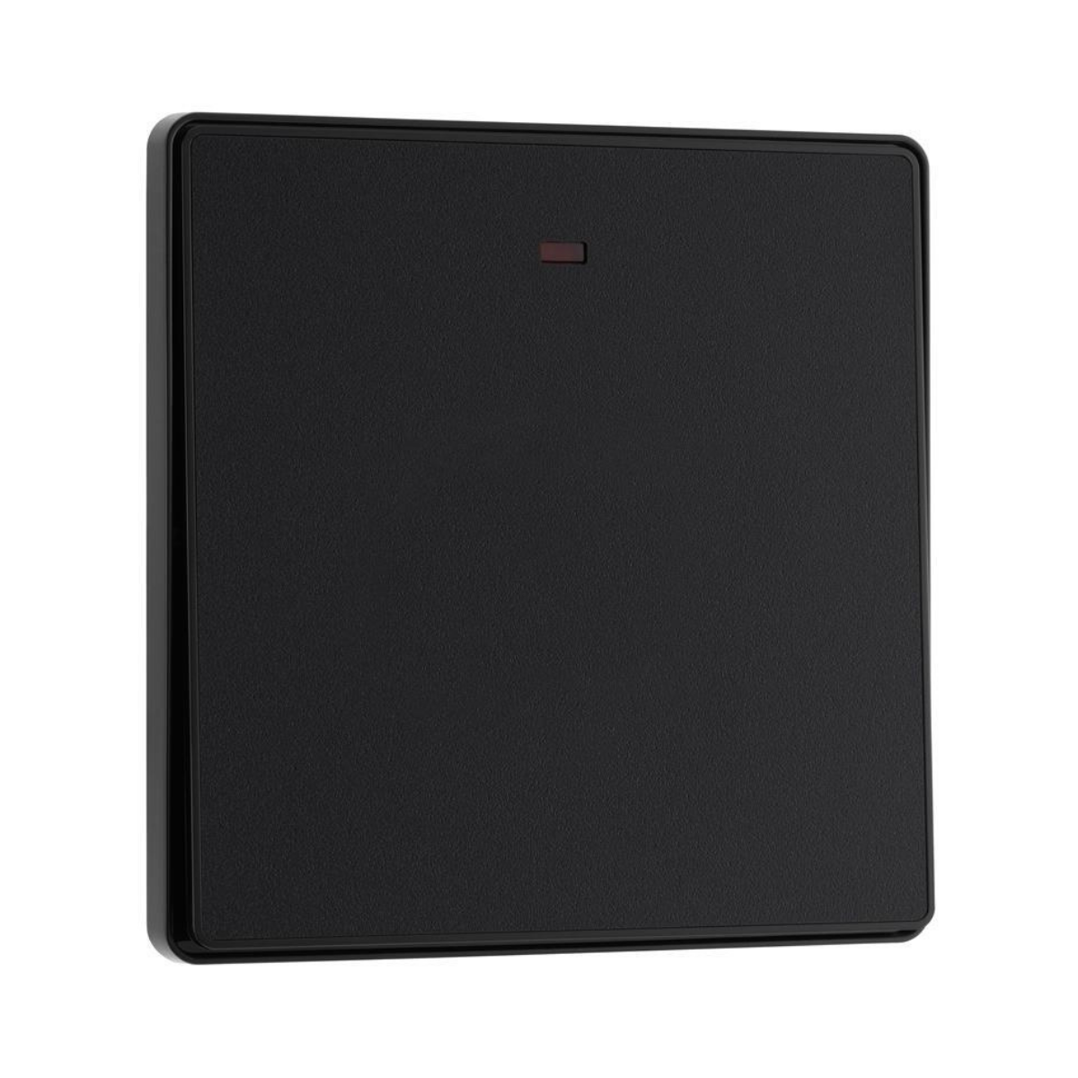 British General Evolve Matt Black Edge to Edge Double Pole Switch, LED Indicator, 20Amp (PCDMB31EB)