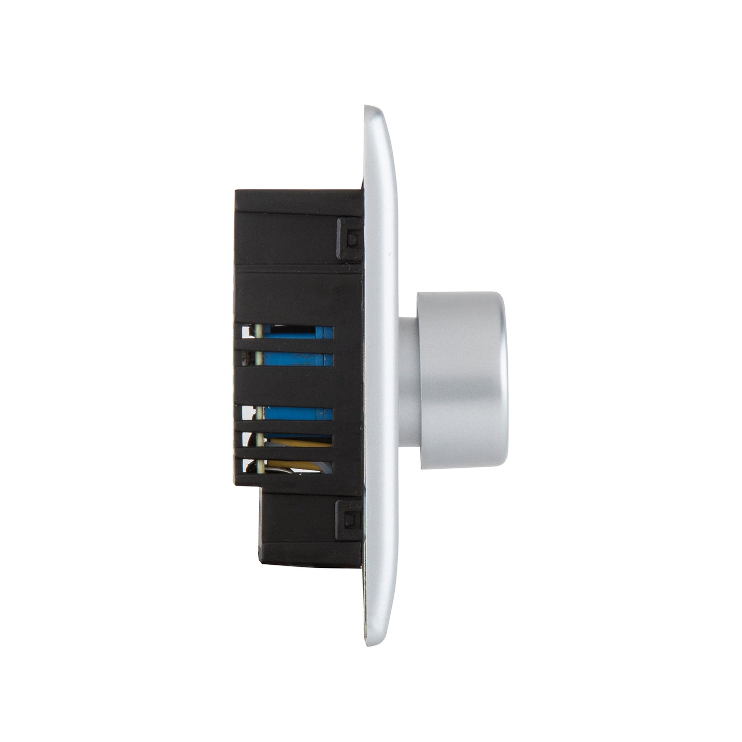 British General BG Neo Slimline Single Gang 2 Way 400W Dimmer Switch, Silver (PCSL81)