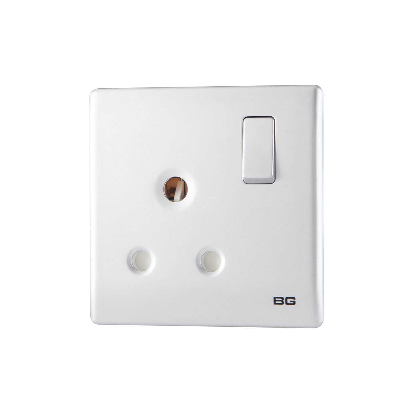 British General BG Neo Slimline 15Amp Single Pole Round Pin Switched Socket (PCSL99)