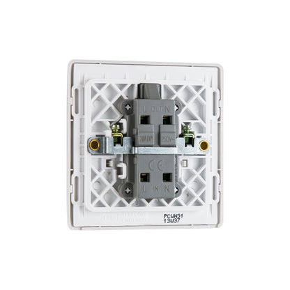 British General BG Neo Slimline 20Amp Double Pole Switch with LED (PCWH31)