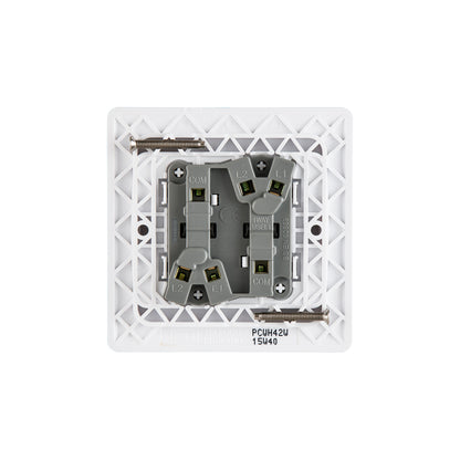 British General BG Neo Slimline 2 Mega Rocker 2-Way Switches (PCWH42W)