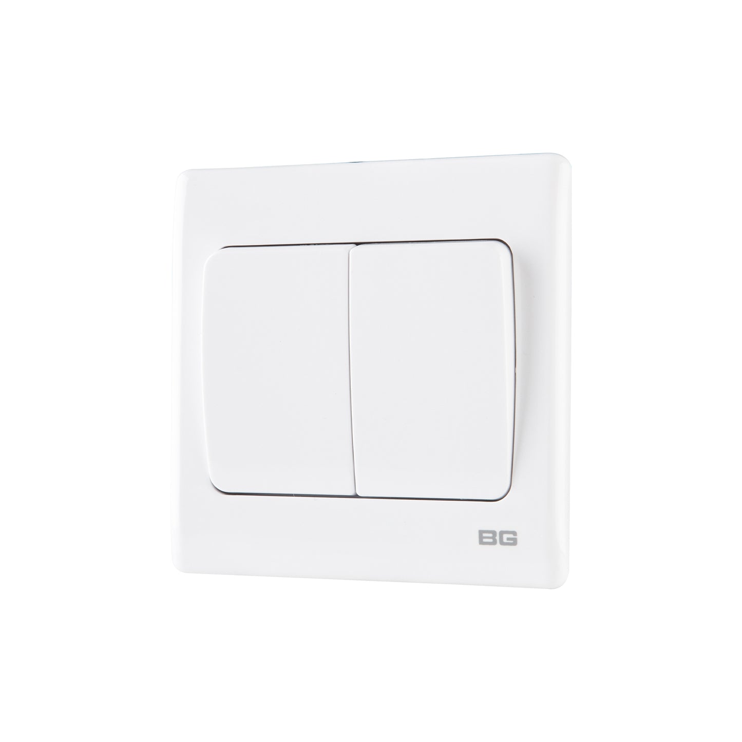 British General BG Neo Slimline 2 Mega Rocker 2-Way Switches (PCWH42W)