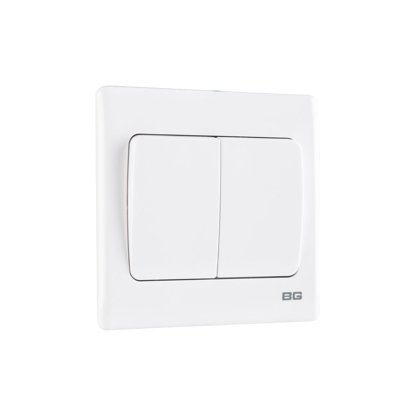 British General BG Neo Slimline 2 Mega Rocker 2-Way Switches (PCWH42W)