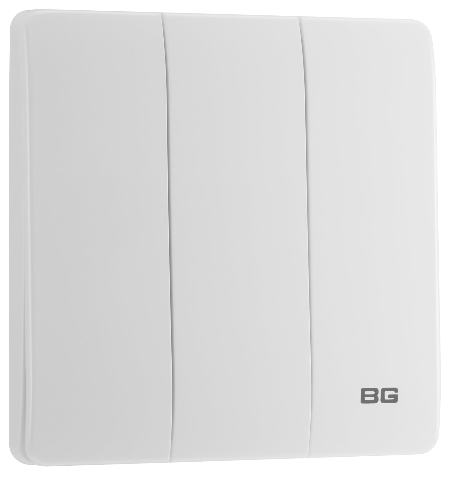 British General BG Neo Slimline Edge to Edge 3 Gang 2-Way Switch (PCWH43E)
