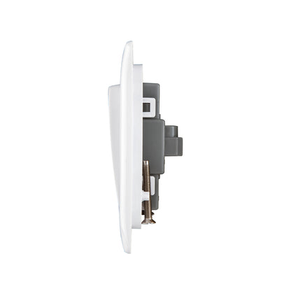 British General BG Neo Slimline 4 Gangs Mega Rocker 2-Way Switches (PCWH44W)