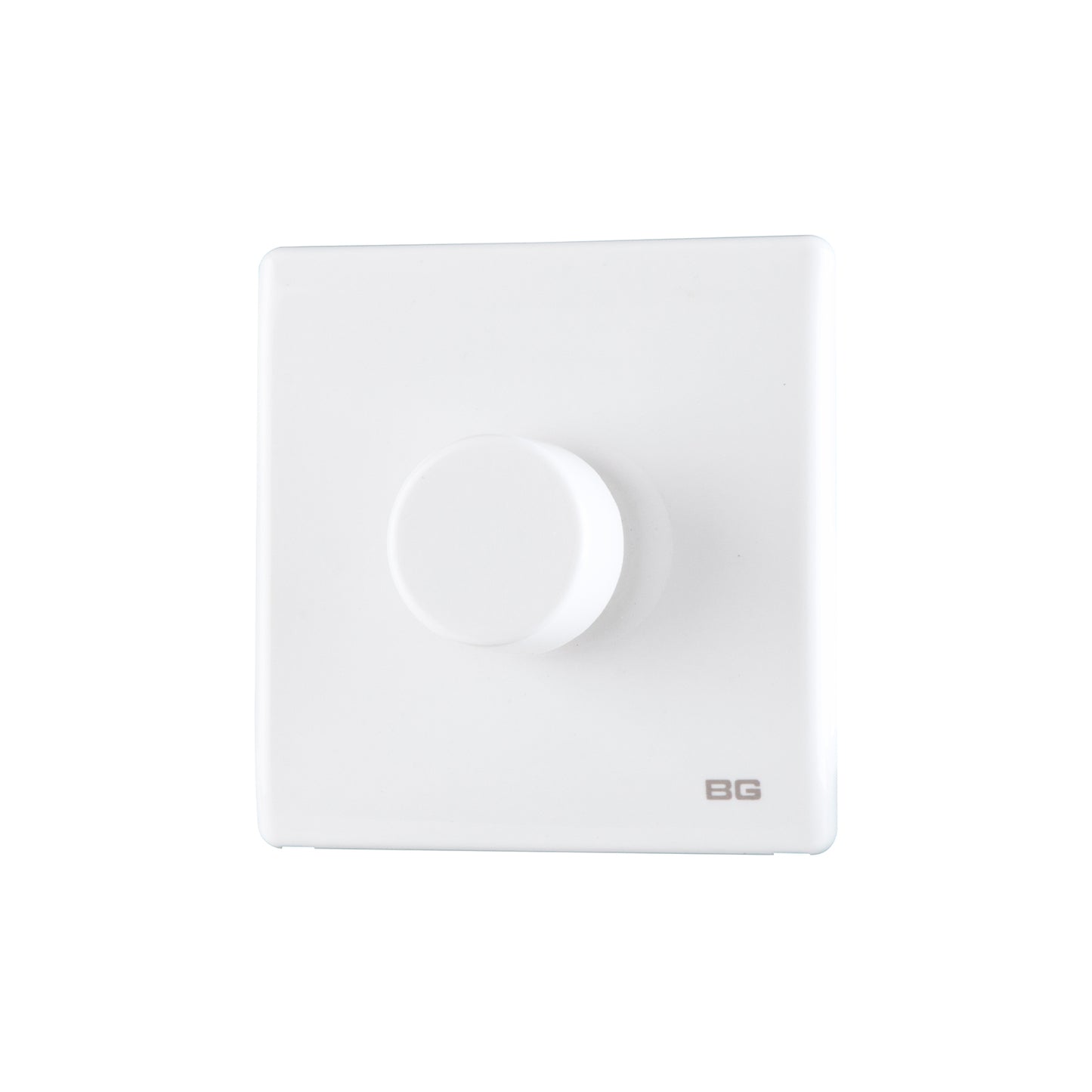 British General BG Neo Slimline Single Gang 2-Way 400W Dimmer Switch, White (PCWH81)