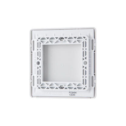 British General BG Neo Slimline Single Gang Blank Plate, White (PCWH94)