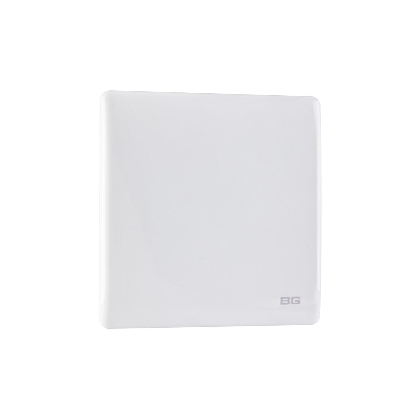 British General BG Neo Slimline Single Gang Blank Plate, White (PCWH94)