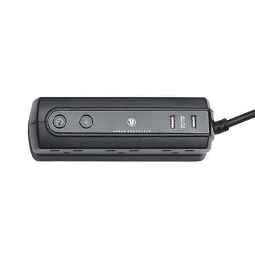 Masterplug Surge USB 6 Sockets Compact Extension Leads 2 meter (SRGDU62MB2)