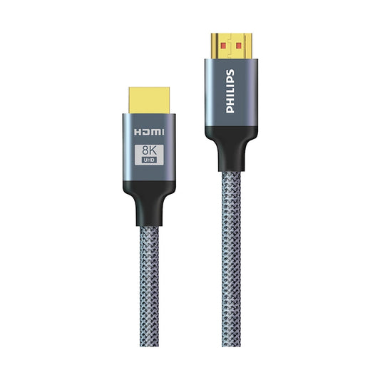 Philips Premium Ultra-High-Speed HDMI® Cable – 8K 60Hz, 48Gbps, Dynamic HDR, eARC, Braided – 1.5m & 3m(SWV9115/30)