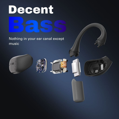 Philips Open-Ear True Wireless Sports Headphones Open-Ear Fit Ear-Hook Design Up to 28H Play (TAA6709DG/97)