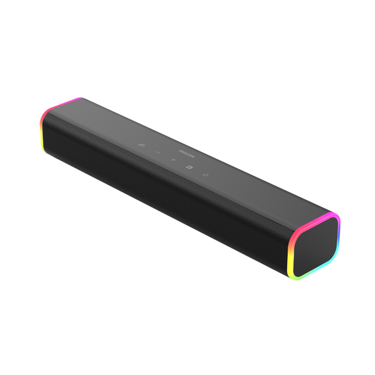 Philips 2.0 Channel Compact Soundbar - 12W RMS, Bluetooth 5.4, HDMI ARC, Ultra-Compact 41cm Design for TV & Desktop (TAB3100)