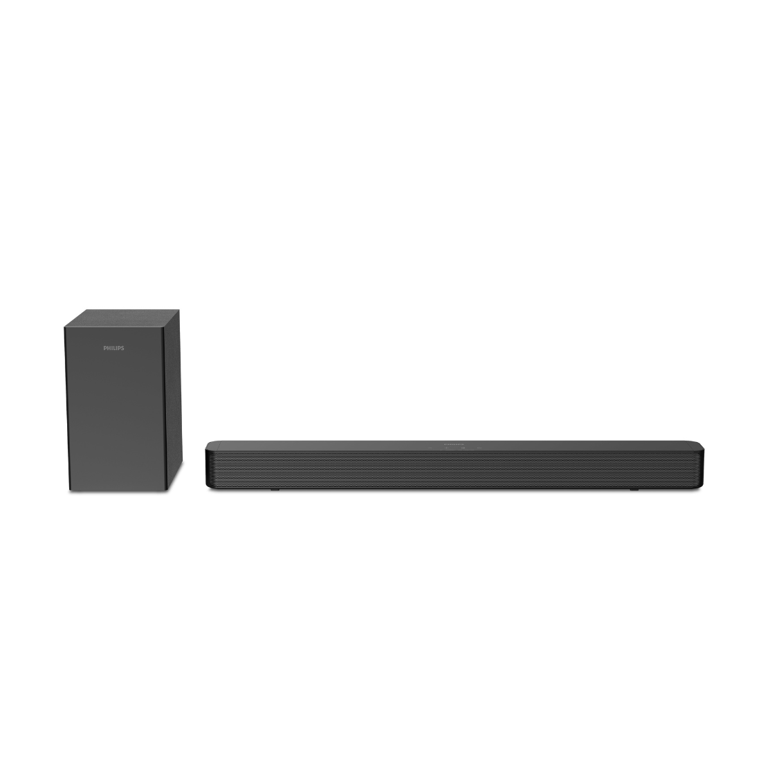 Philips 2.1 Channel Soundbar with Wireless Subwoofer - 140W Max Power, Bluetooth 5.4, HDMI ARC, Dedicated EQ Modes, Wall Mountable (TAB4500)