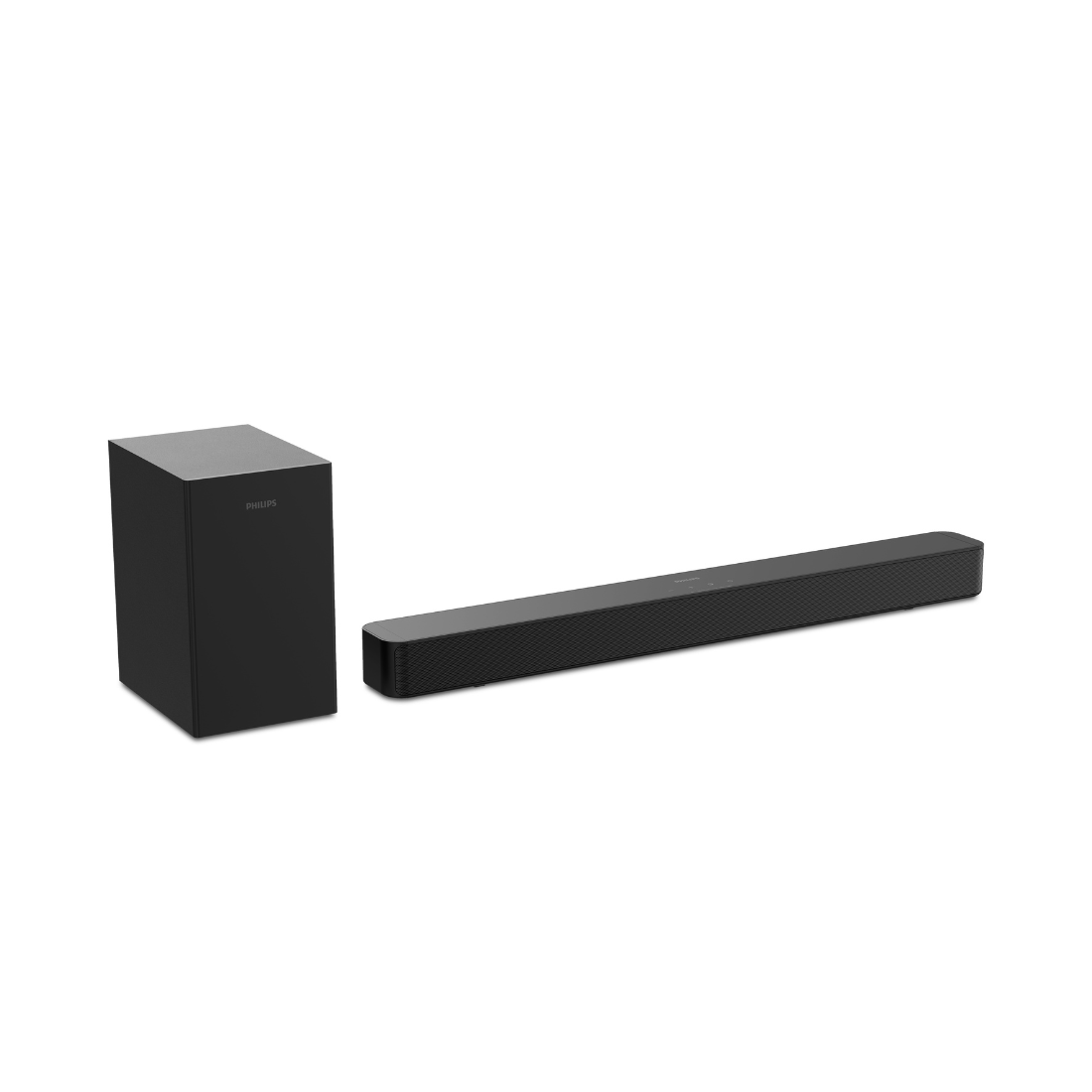 Philips 2.1 Channel Soundbar with Wireless Subwoofer - 140W Max Power, Bluetooth 5.4, HDMI ARC, Dedicated EQ Modes, Wall Mountable (TAB4500)