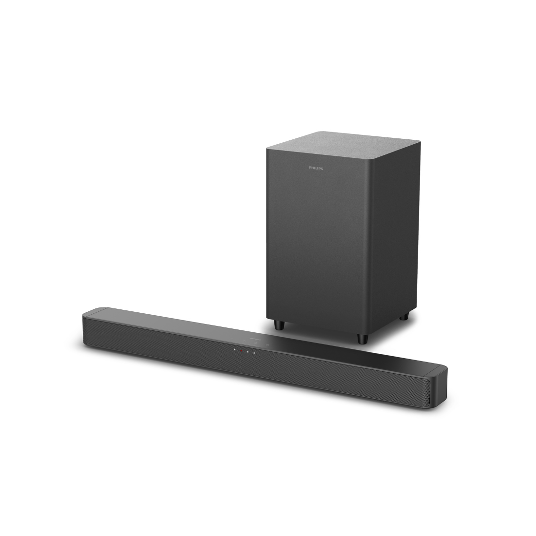 Philips 2.1 Channel Soundbar with Wireless Subwoofer - 260W Max Power, 6.5" Deep-Bass Sub, Bluetooth 5.4, HDMI ARC, Wall Mountable (TAB5500)