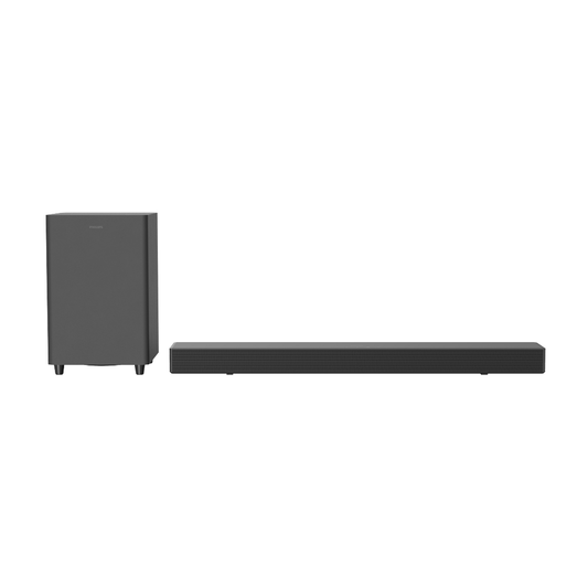 Philips 5.1 Channel Soundbar System - Dolby Atmos, 550W Max Power, Wireless Subwoofer, HDMI eARC, 4K Pass-Through (TAB8510)
