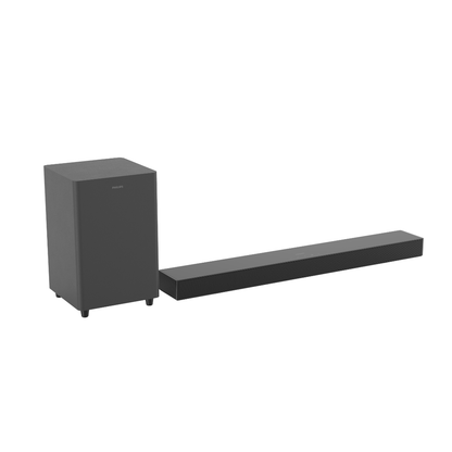 Philips 5.1 Channel Soundbar System - Dolby Atmos, 550W Max Power, Wireless Subwoofer, HDMI eARC, 4K Pass-Through (TAB8510)