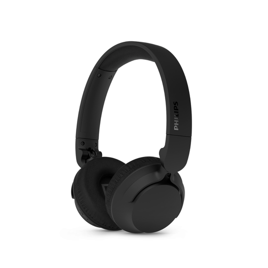 Philips On-Ear Wireless Headphones - Active Noise Canceling, 70H Playtime, Bluetooth 6.0, Dynamic Bass, Lightweight Foldable Design (TAH4500)