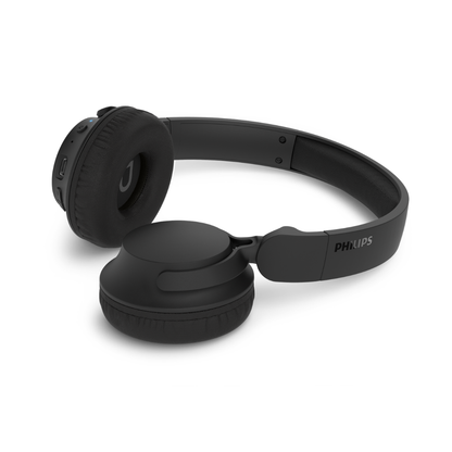 Philips On-Ear Wireless Headphones - Active Noise Canceling, 70H Playtime, Bluetooth 6.0, Dynamic Bass, Lightweight Foldable Design (TAH4500)