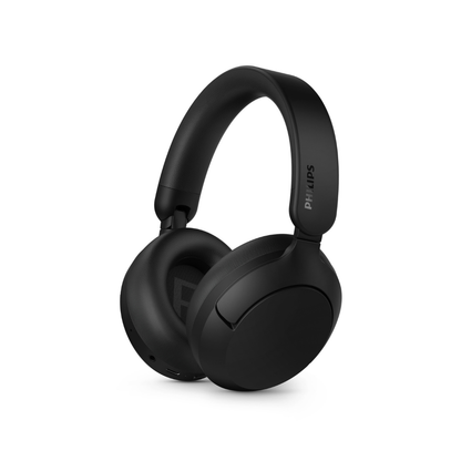 Philips Adaptive Noise Canceling Headphones - Hi-Res Audio, 80H Playtime, Bluetooth 6.0, Multipoint, Foldable Over-Ear (TAH6000)
