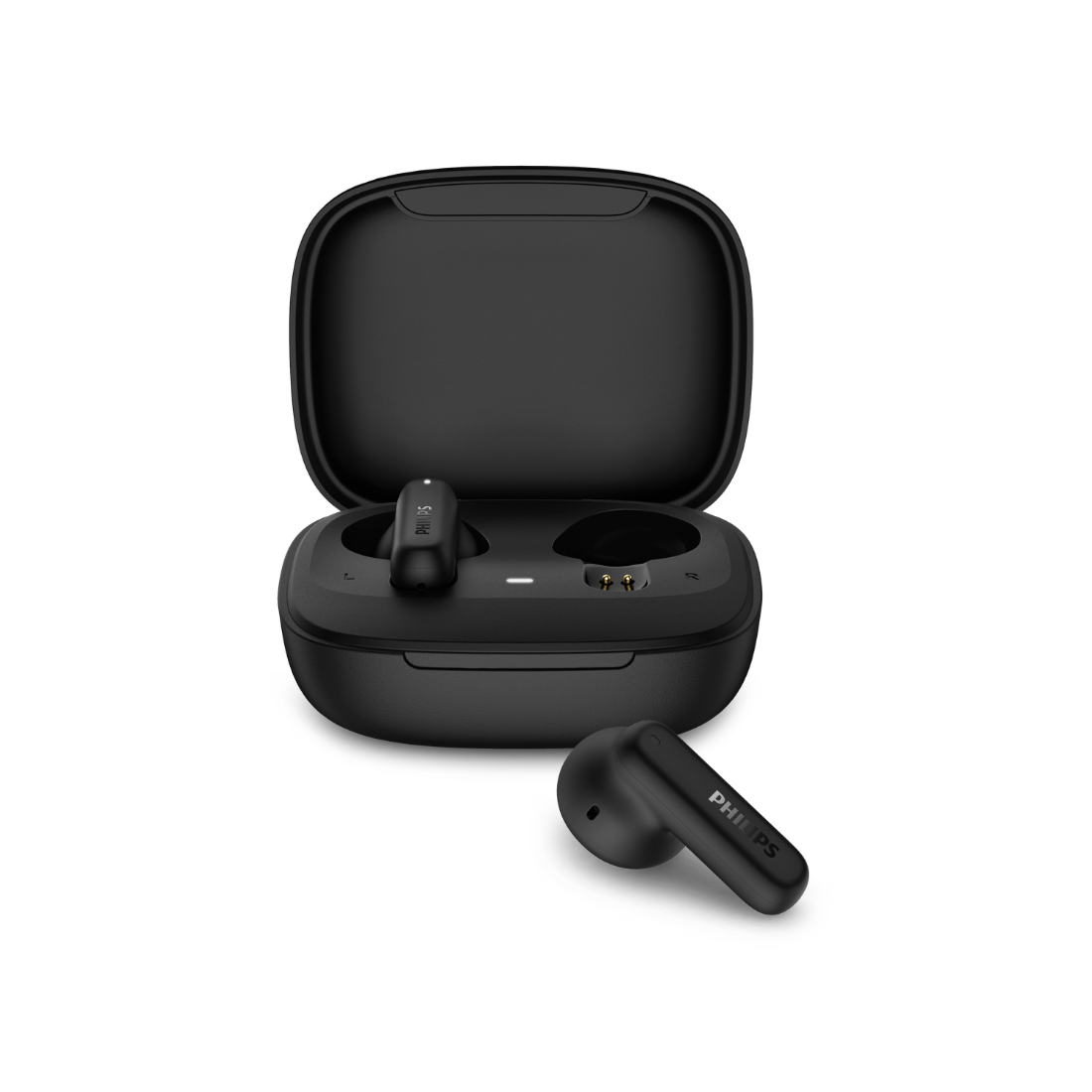 Philips True Wireless Earbuds - 13mm Large Drivers, Bluetooth 6.0, 18H Playtime, IPX4 Splash Resistant (TAT1000)