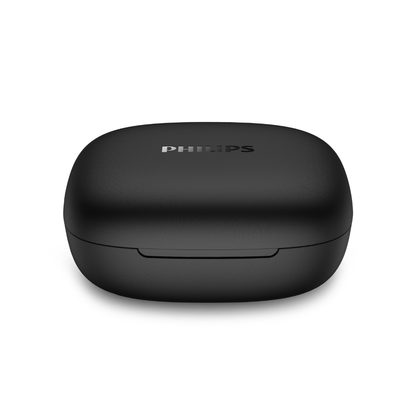Philips True Wireless Earbuds - 13mm Large Drivers, Bluetooth 6.0, 18H Playtime, IPX4 Splash Resistant (TAT1000)