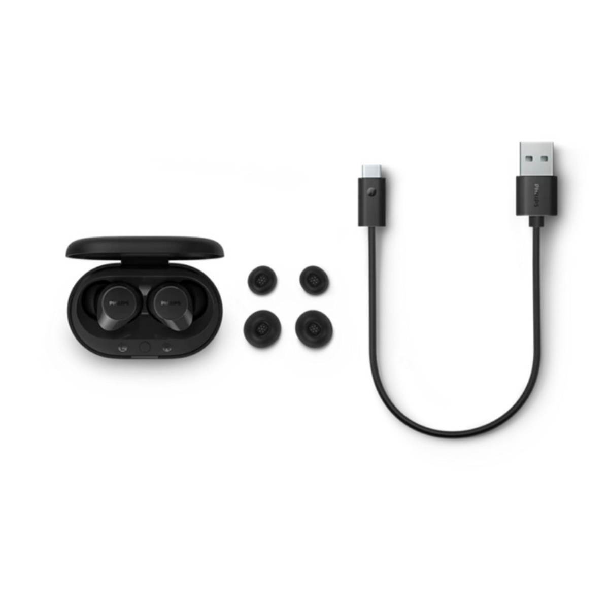 Philips True Wireless Headphones In-ear Headphones Dynamic Sound 18 Hours Playtime (TAT1209)