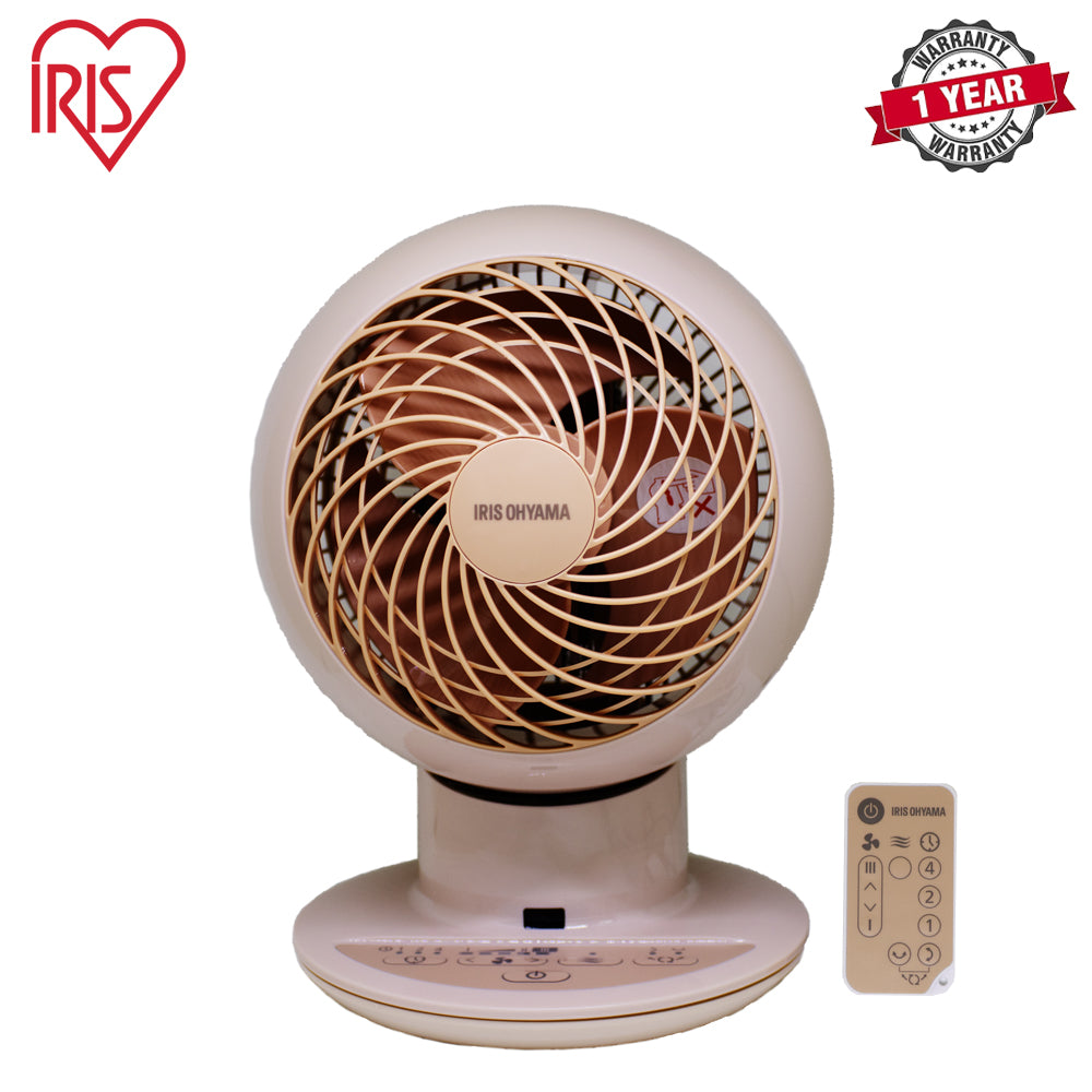 Iris Ohyama | PCF-SC15T | Compact Oscillation Circulator Fan, White / Pink / Blue | 1 Year Warranty