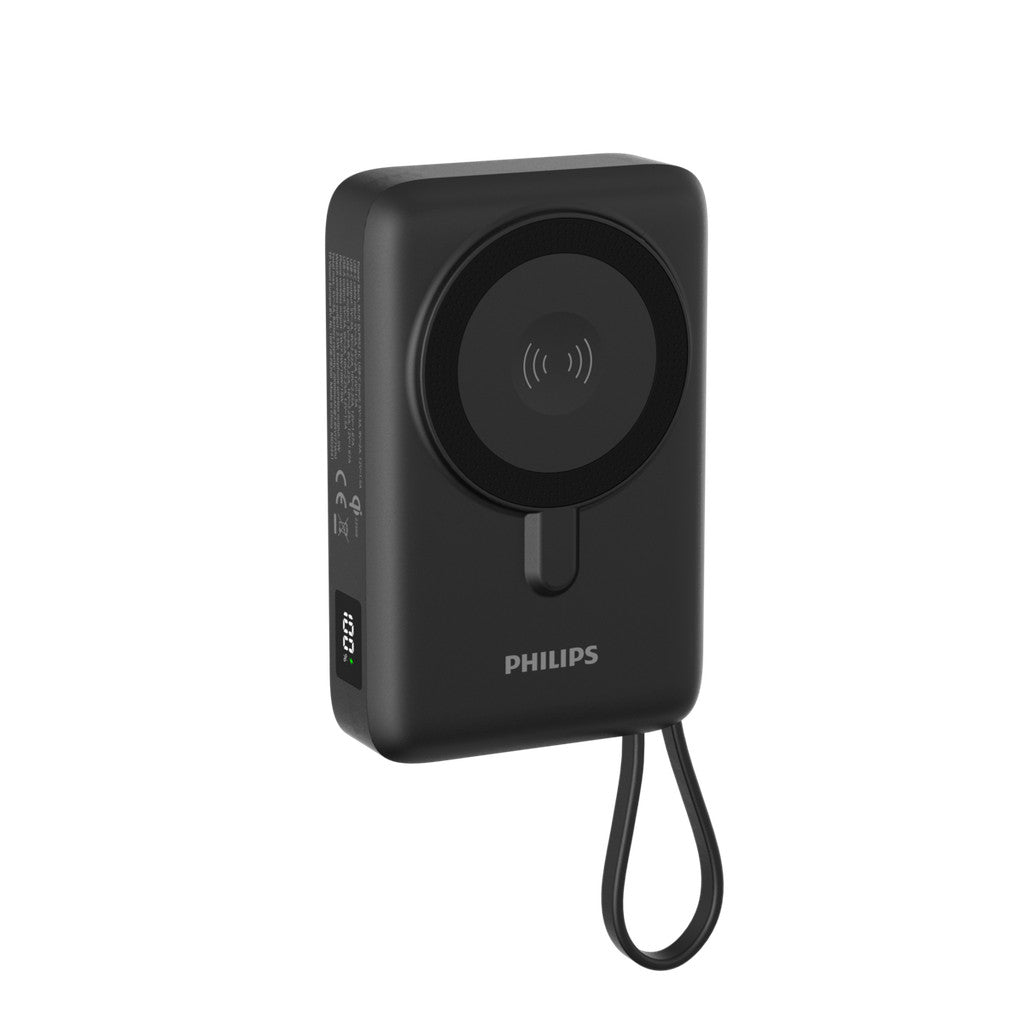 Philips 20000mAh Magnetic Wireless Charge Powerbank, 22.5W Fast Charge, DLP9521CB/00 1 Year Warranty