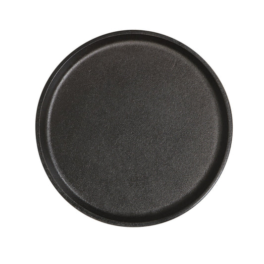Lodge L7OGH3, 9.25 Inch, Round Cast Iron Serving Griddle, Serveware, Naturally Seasoned, Ready To Use