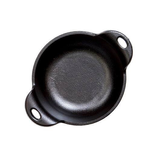Lodge HMSB Heat-Treated 12 Ounce Cast Iron Mini Serving Bowl, Ready to Use
